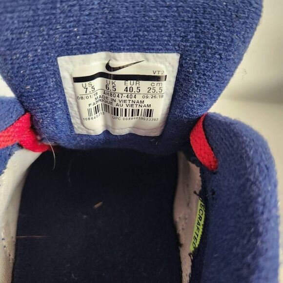 Nike Air Span 2 'Blue Void' AH8047-404 Mens Size 7.5 Sneakers Blue White - Picture 10 of 11